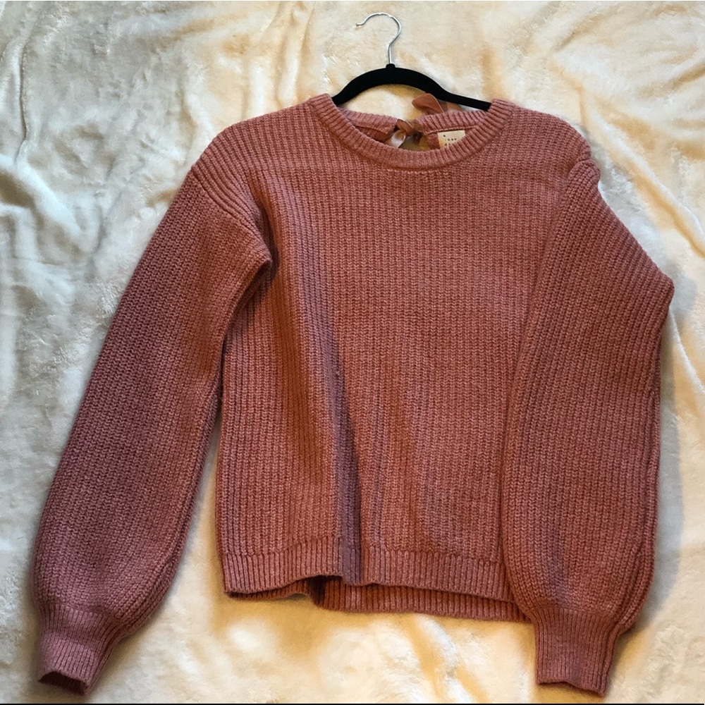 Oversized Pink Sweater